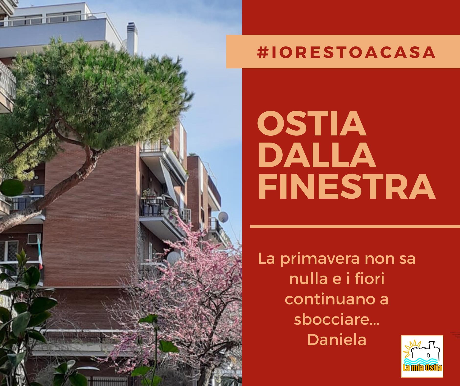 Ostia dalla finestra: mese di aprile